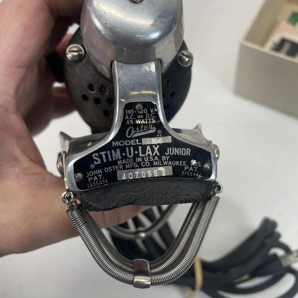 Vintage Oster Stimulax‎ Stim-U-Lax Model M-4 Handheld Massager Working
